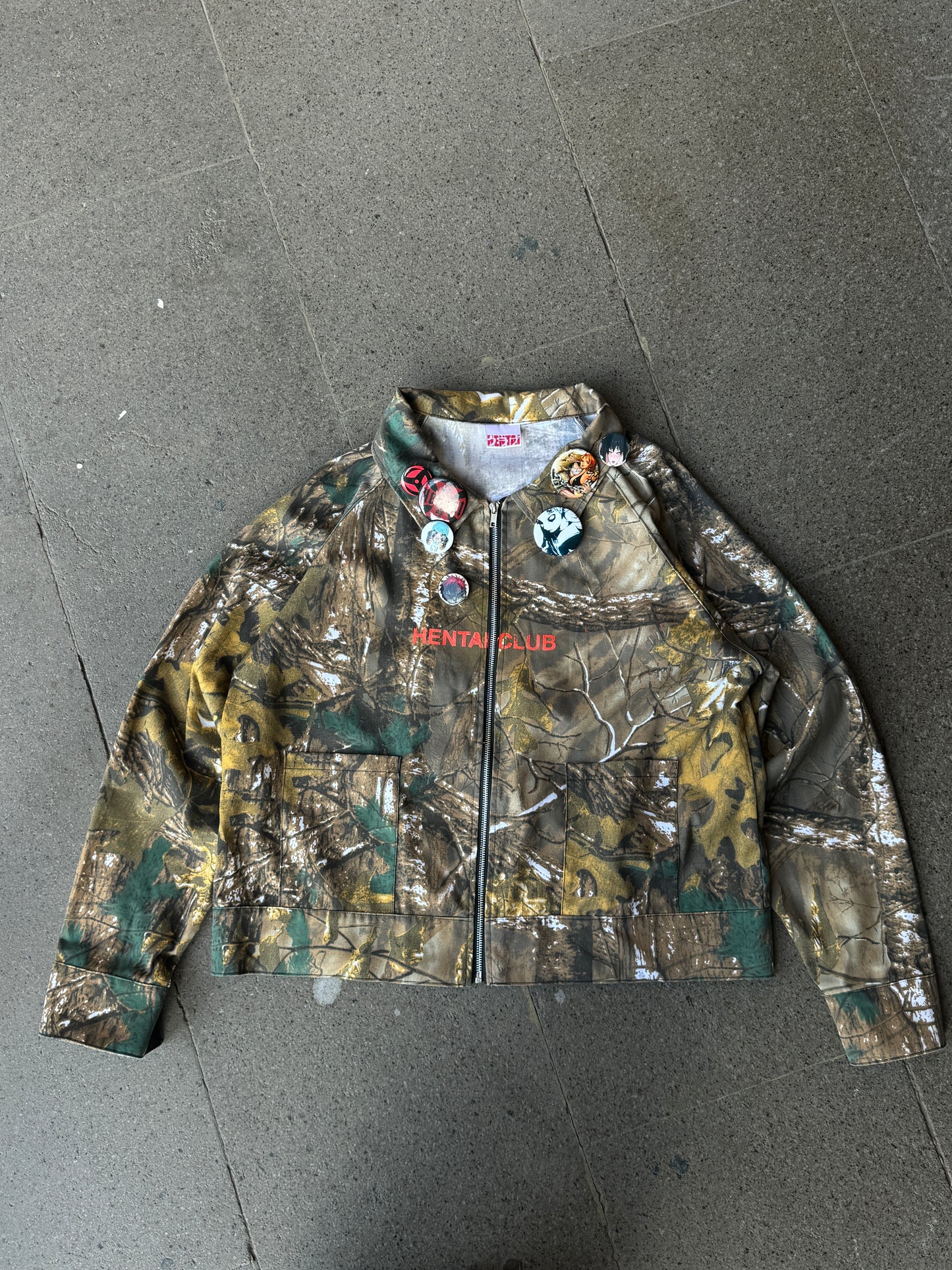 BOXY FIT JACKET REAL TREE