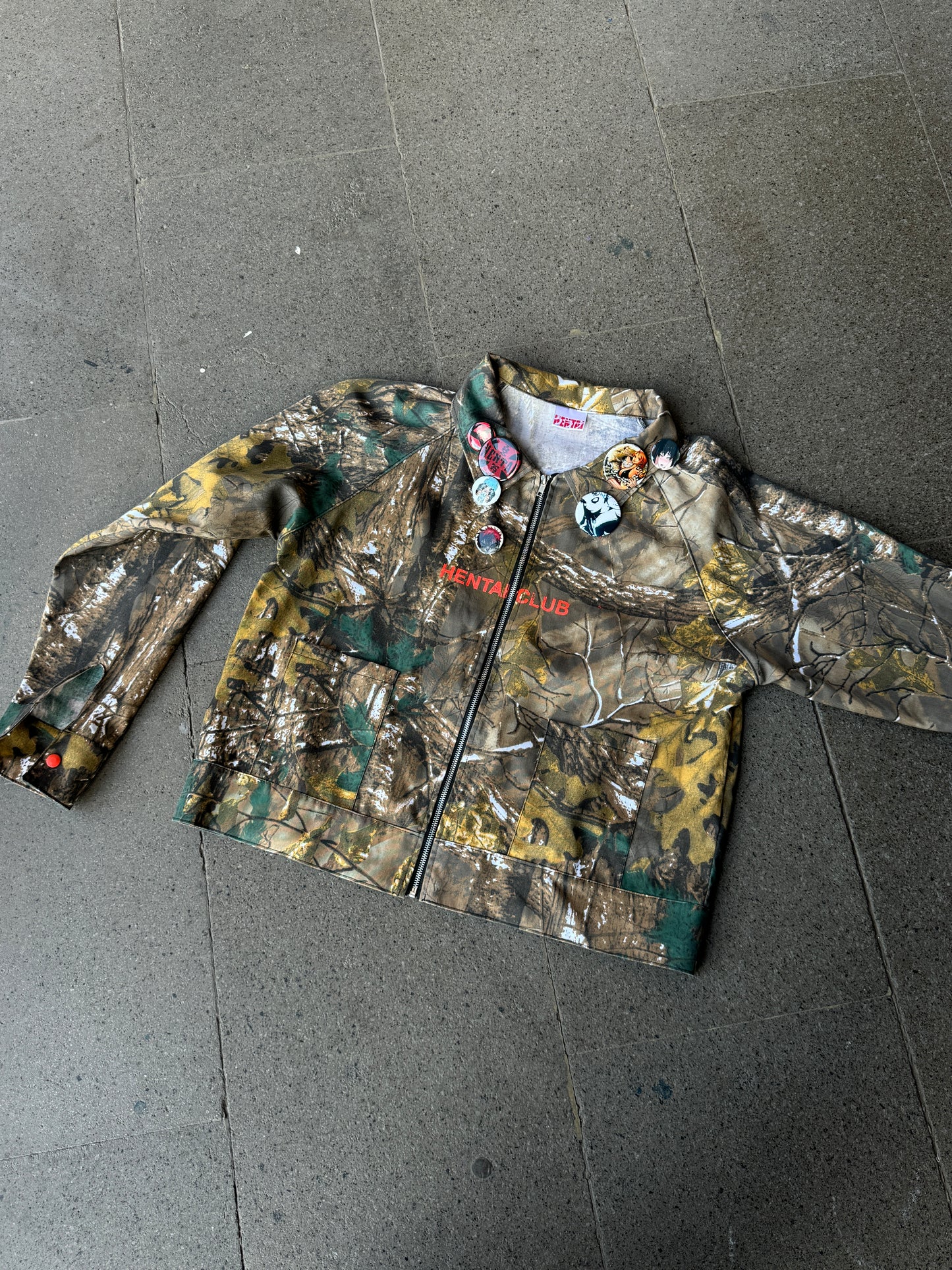 BOXY FIT JACKET REAL TREE